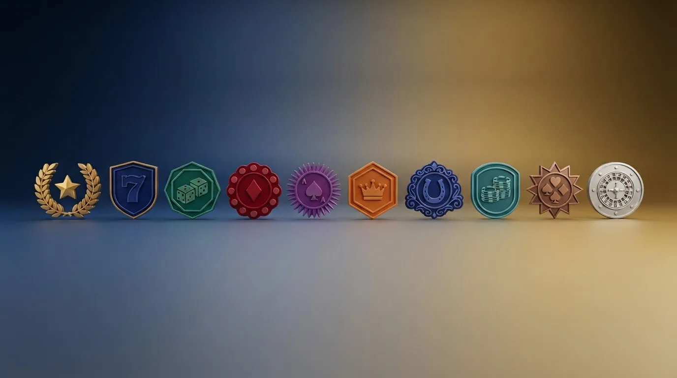 Vista comparativa con los logotipos de los casinos analizados ordenados sobre un fondo de interfaz de slot
