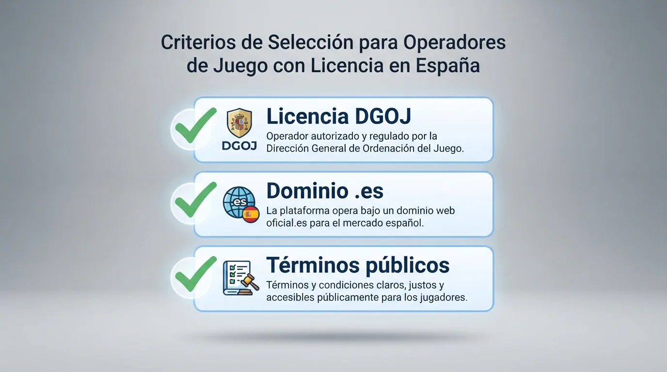 Representación visual de los criterios de evaluación y fuentes utilizadas en el análisis