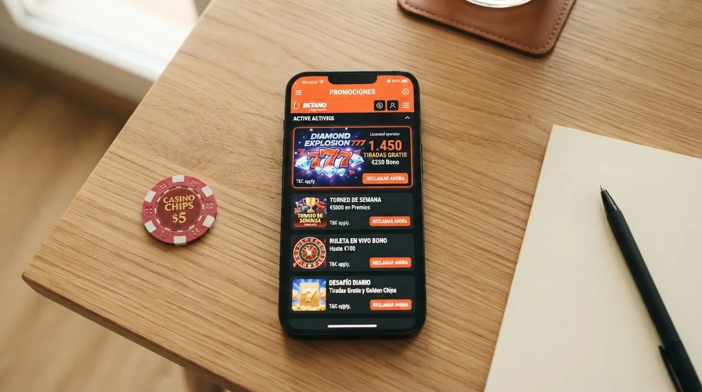 Calendario de promociones recién publicadas en la web de un operador DGOJ