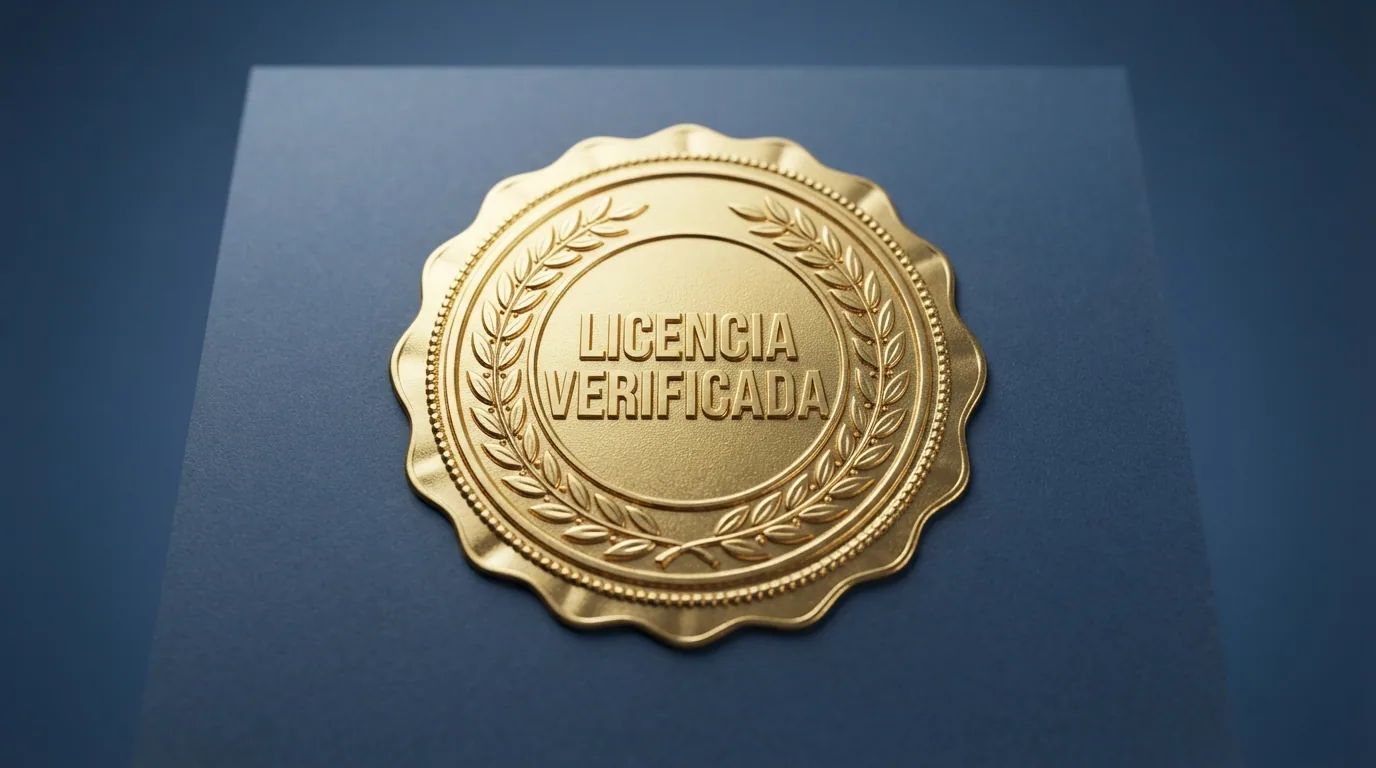 Logos oficiales y sellos de verificación de la Dirección General de Ordenación del Juego